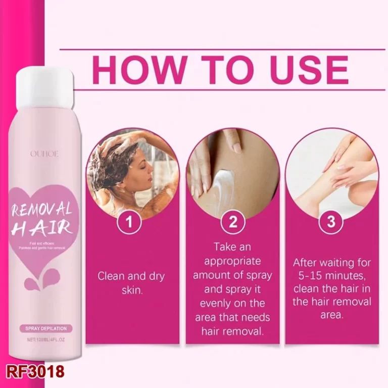 OUHOE Hair Removal Spray – Fast & Painless Depilation (120ml)