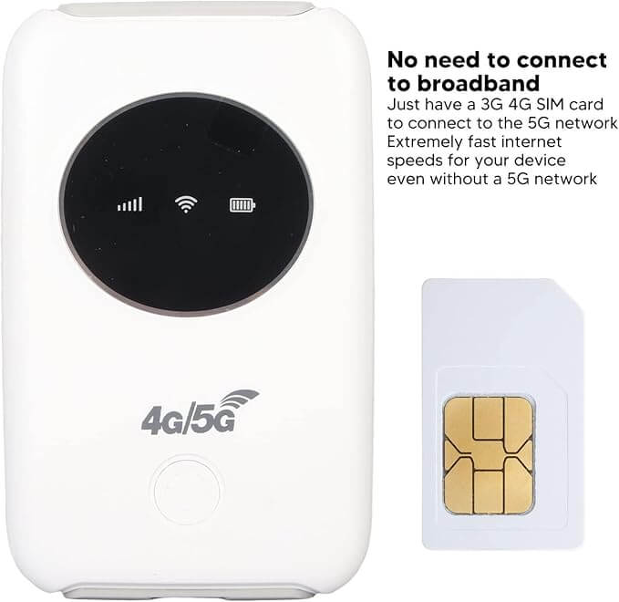 WiFi Modem, Unlocked 5G WiFi Mobile Hotspot