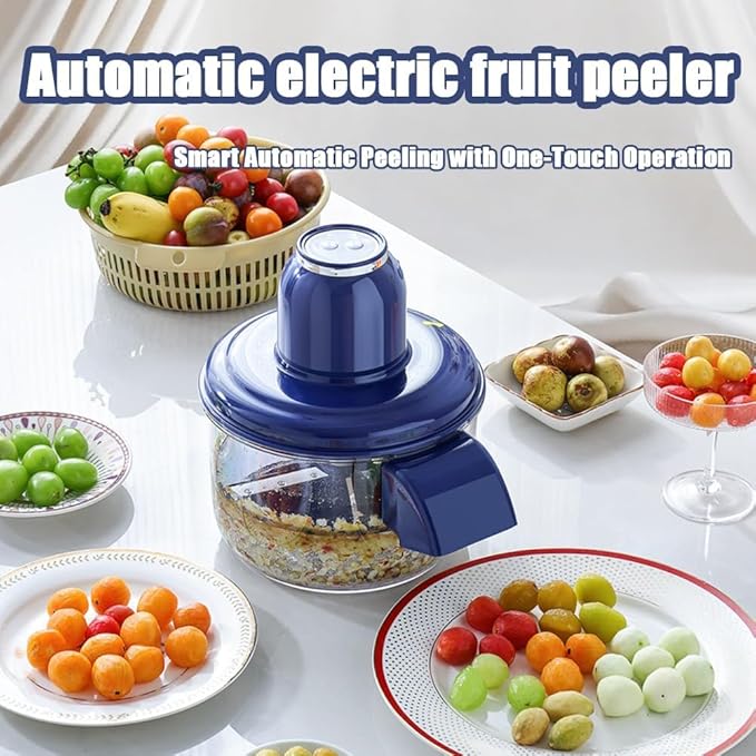 Quick Peel Pro – Automatic Cordless Peeling Machine for Grapes, Garlic & Cherry Tomatoes