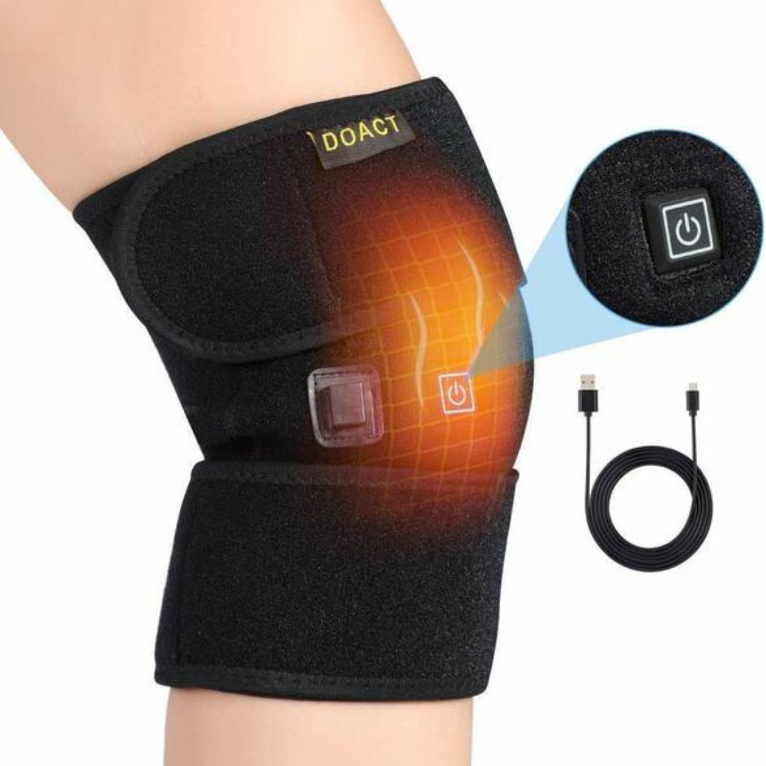 2-in-1 Knee Wrap – Heating & Massage Therapy