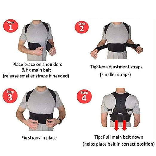 Posture Corrector & Back Support Belt | Adjustable, Comfortable & Invisible Design